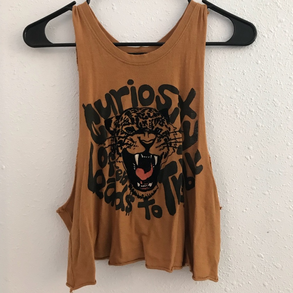 Crop Tiger Muscle Tee
